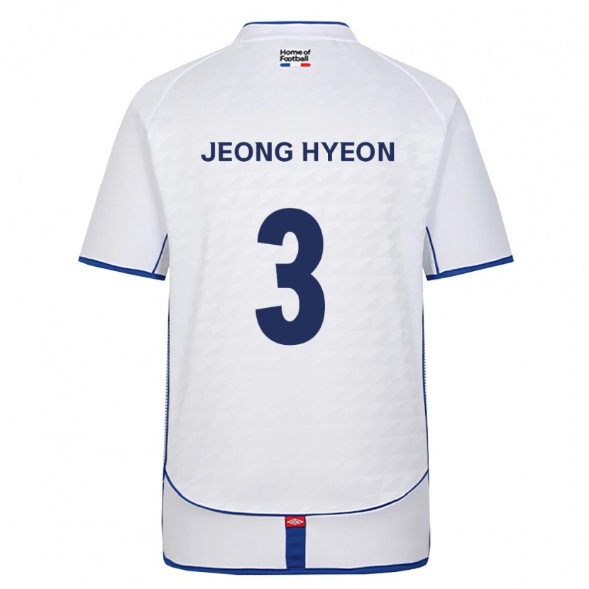 DanxenキッズJeong-Hyeon Kim#3黒白赤アウェイシャツ2026/27ジャージーユニフォーム