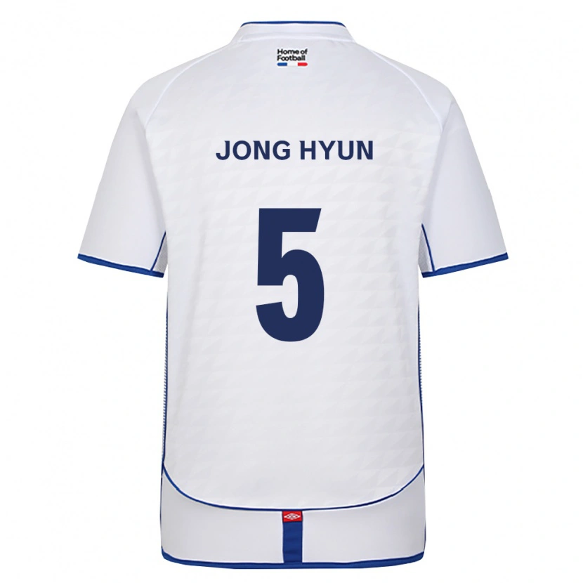 DanxenキッズJong-Hyun Ko#5黒白赤アウェイシャツ2026/27ジャージーユニフォーム