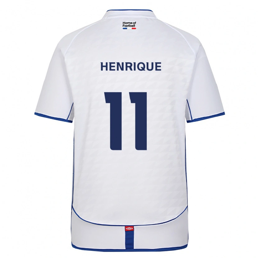 Danxenキッズパウロ・エンヒキ#11黒白赤アウェイシャツ2026/27ジャージーユニフォーム