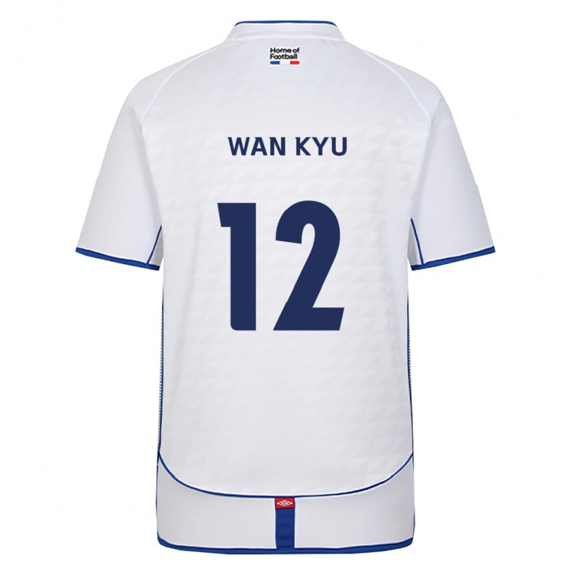 Danxenキッズ權完圭#12黒白赤アウェイシャツ2026/27ジャージーユニフォーム