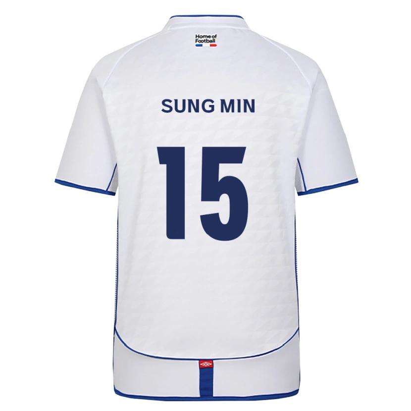 DanxenキッズSung-Min Jung#15黒白赤アウェイシャツ2026/27ジャージーユニフォーム