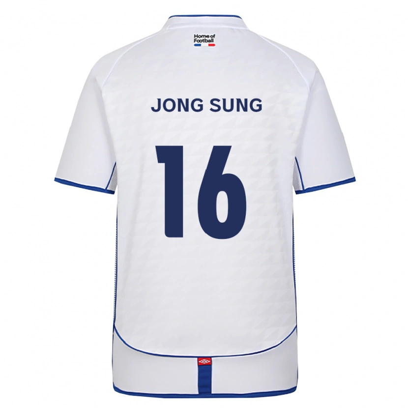 DanxenキッズJong-Sung Lee#16黒白赤アウェイシャツ2026/27ジャージーユニフォーム