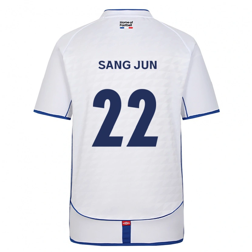 DanxenキッズSang-Jun Kim#22黒白赤アウェイシャツ2026/27ジャージーユニフォーム