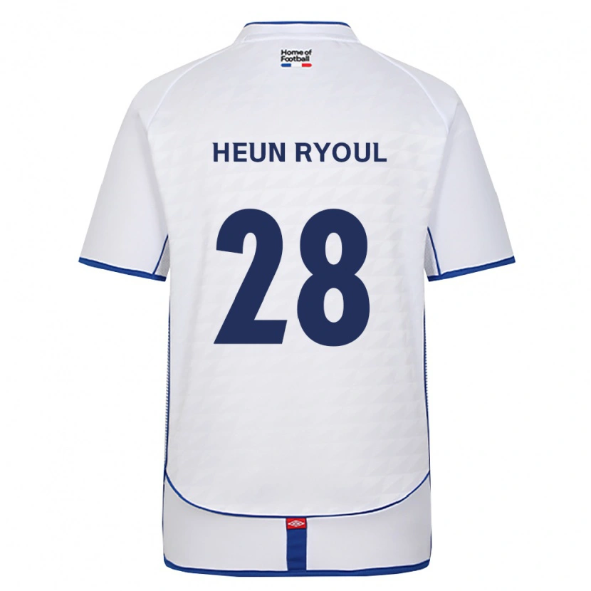 DanxenキッズHeun-Ryoul Lee#28黒白赤アウェイシャツ2026/27ジャージーユニフォーム