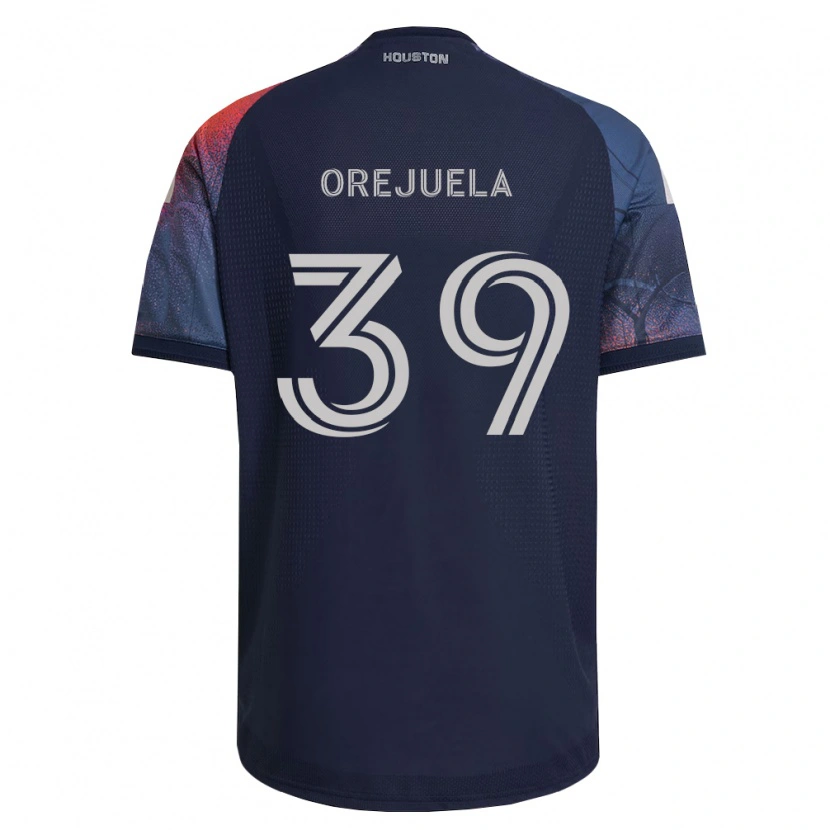 DanxenキッズJesus Orejuela#39濃青白オレンジアウェイシャツ2026/27ジャージーユニフォーム