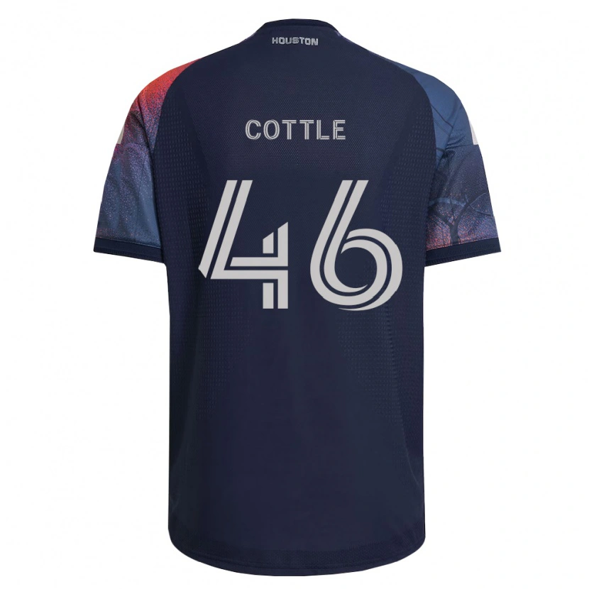 DanxenキッズTristan Cottle#46濃青白オレンジアウェイシャツ2026/27ジャージーユニフォーム