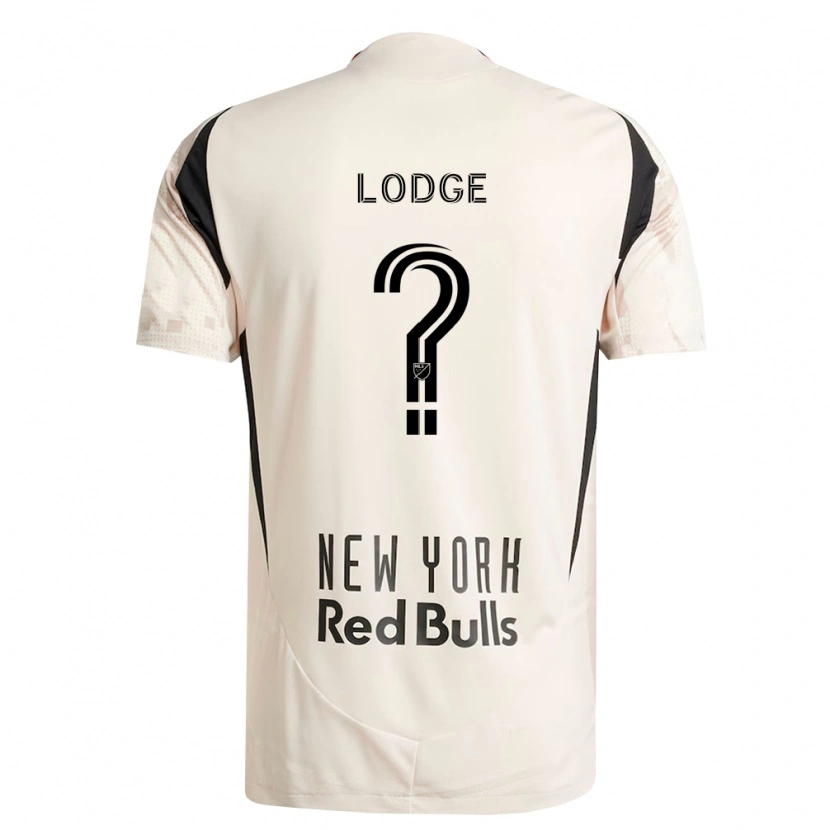 DanxenキッズEric Lodge#0オフホワイト赤黒アウェイシャツ2026/27ジャージーユニフォーム