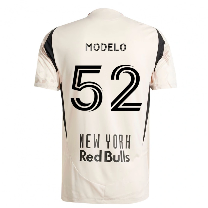 DanxenキッズAimar Modelo#52オフホワイト赤黒アウェイシャツ2026/27ジャージーユニフォーム