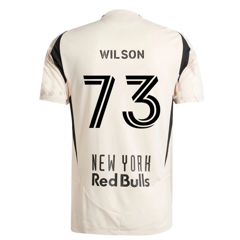 DanxenキッズAkheem Wilson#73オフホワイト赤黒アウェイシャツ2026/27ジャージーユニフォーム
