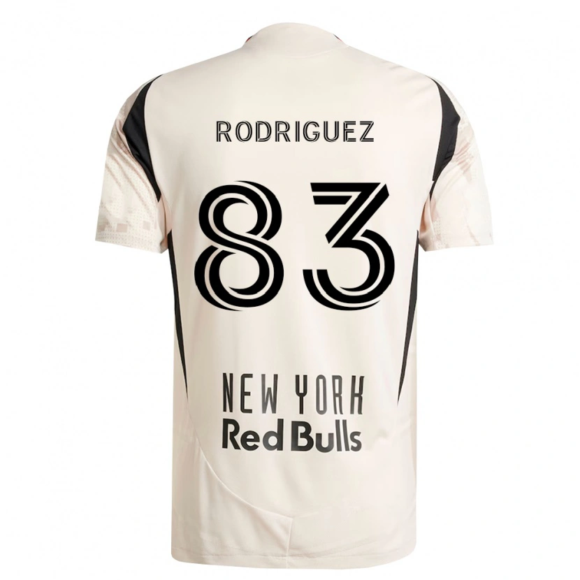 DanxenキッズBenjamin Rodriguez#83オフホワイト赤黒アウェイシャツ2026/27ジャージーユニフォーム