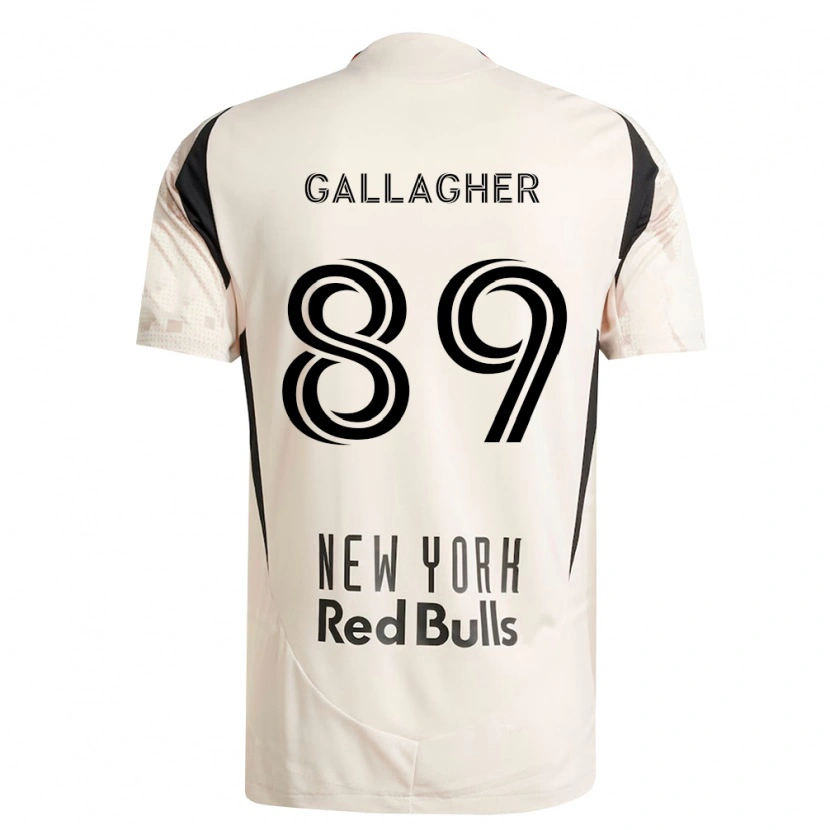 DanxenキッズChristian Gallagher#89オフホワイト赤黒アウェイシャツ2026/27ジャージーユニフォーム