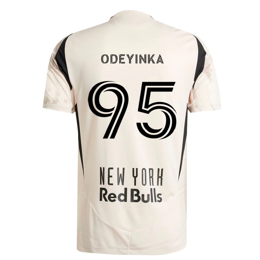 Danxenキッズマリク・オディーンカ#95オフホワイト赤黒アウェイシャツ2026/27ジャージーユニフォーム