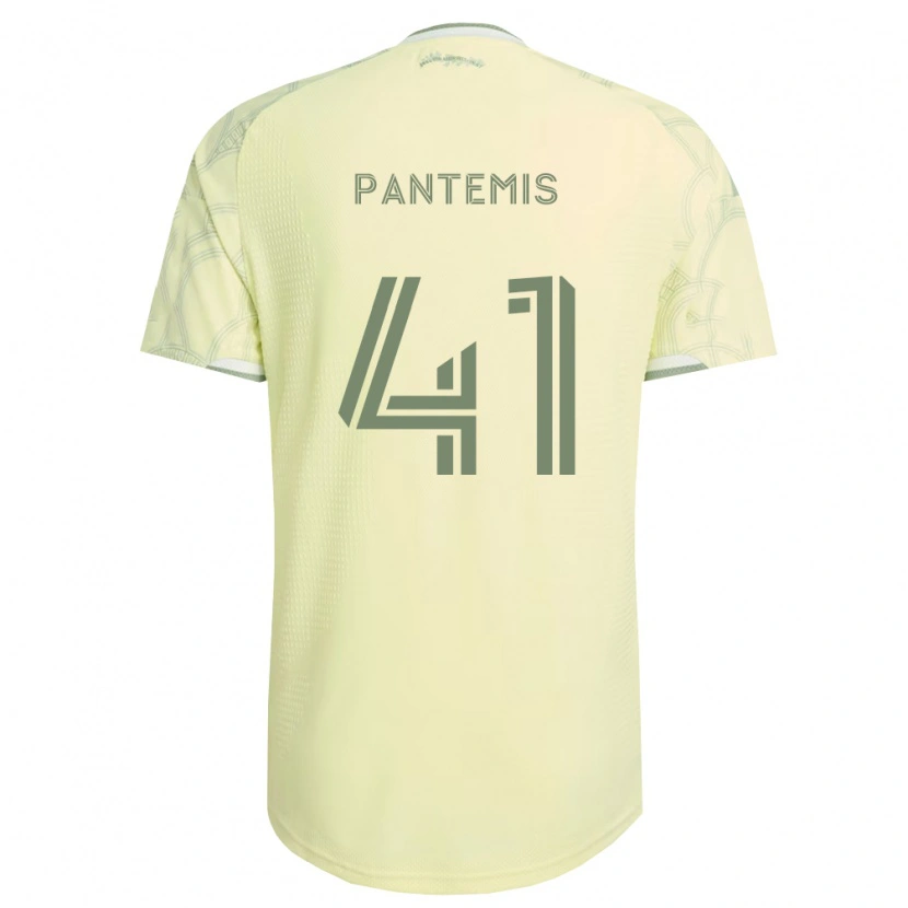 Danxenキッズジェームズ・パンテミス#41ベージュ白アウェイシャツ2026/27ジャージーユニフォーム