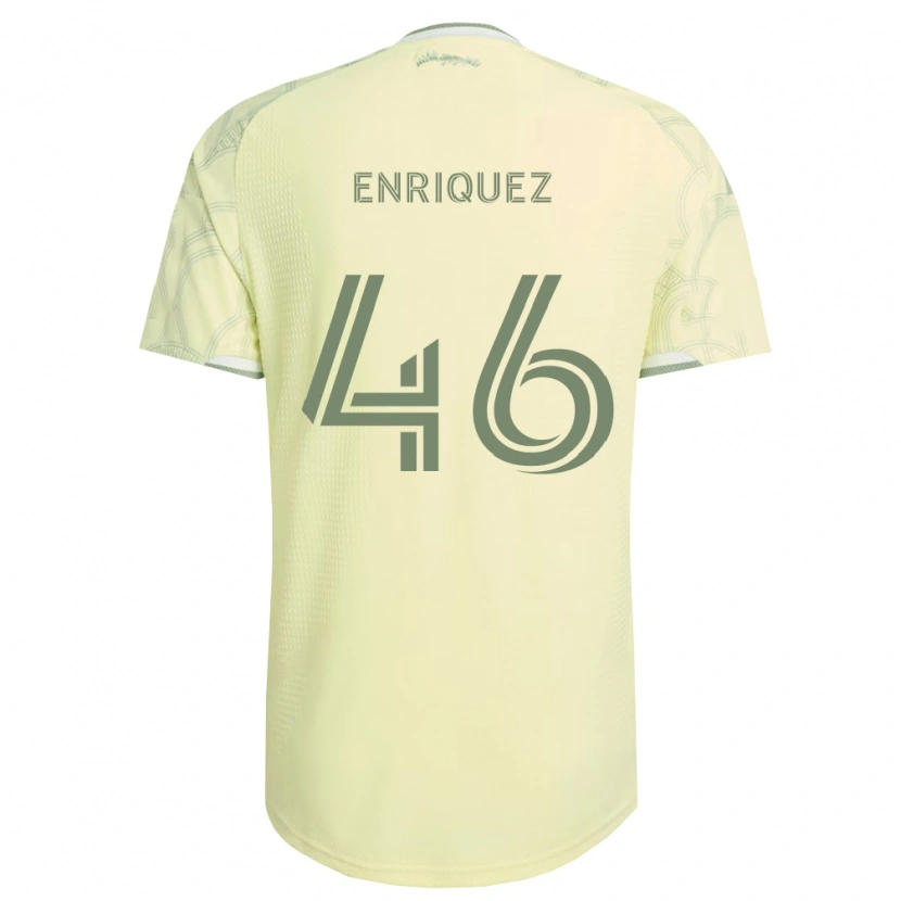DanxenキッズAdolfo Enríquez#46ベージュ白アウェイシャツ2026/27ジャージーユニフォーム