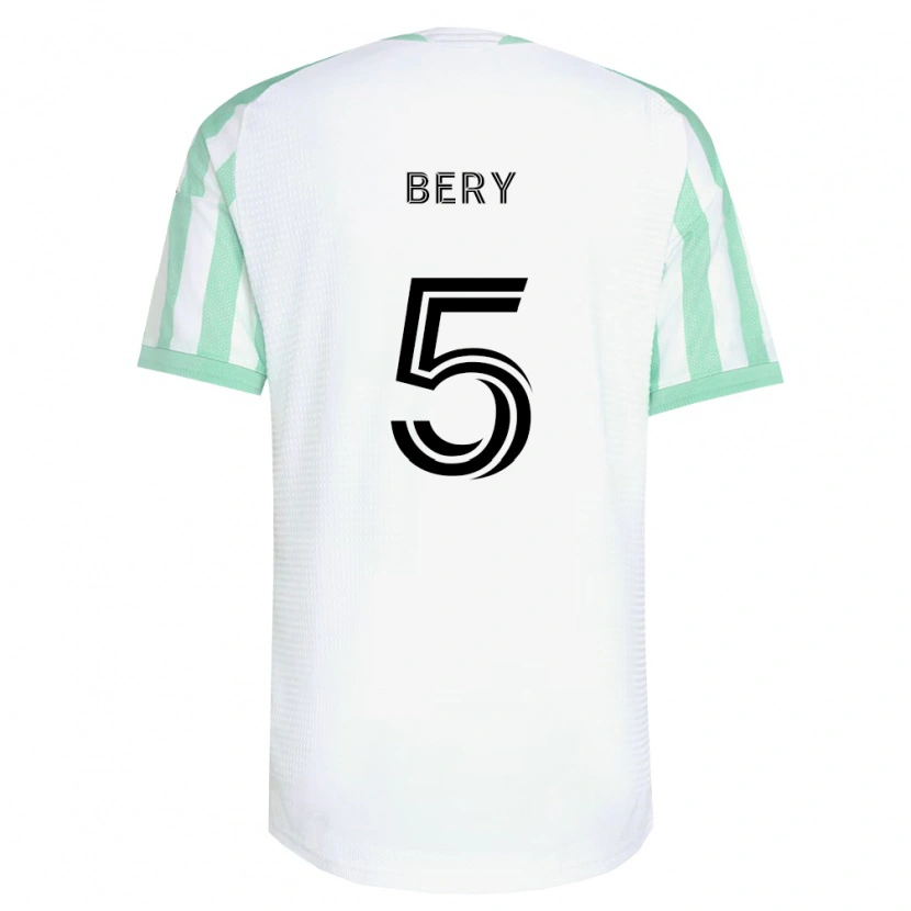DanxenキッズJules Bery#5薄緑黒白アウェイシャツ2026/27ジャージーユニフォーム