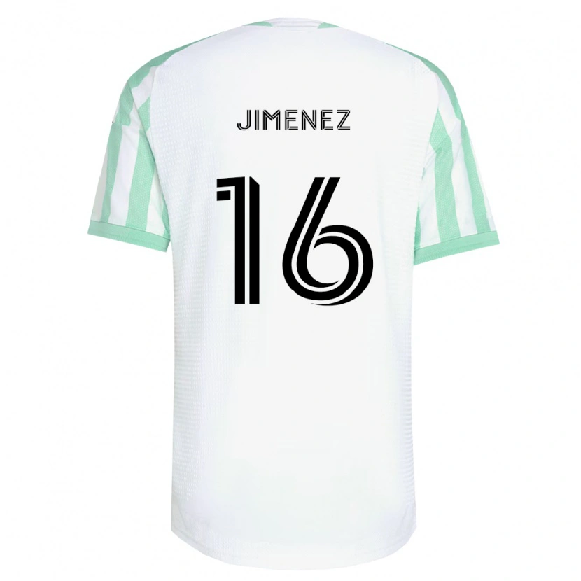 Danxenキッズヘクター・ヒメネス#16薄緑黒白アウェイシャツ2026/27ジャージーユニフォーム