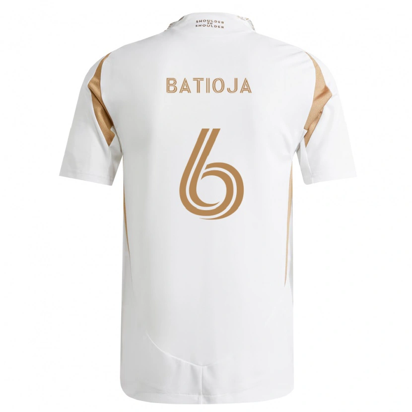 DanxenキッズJeremy Batioja#6白茶アウェイシャツ2026/27ジャージーユニフォーム