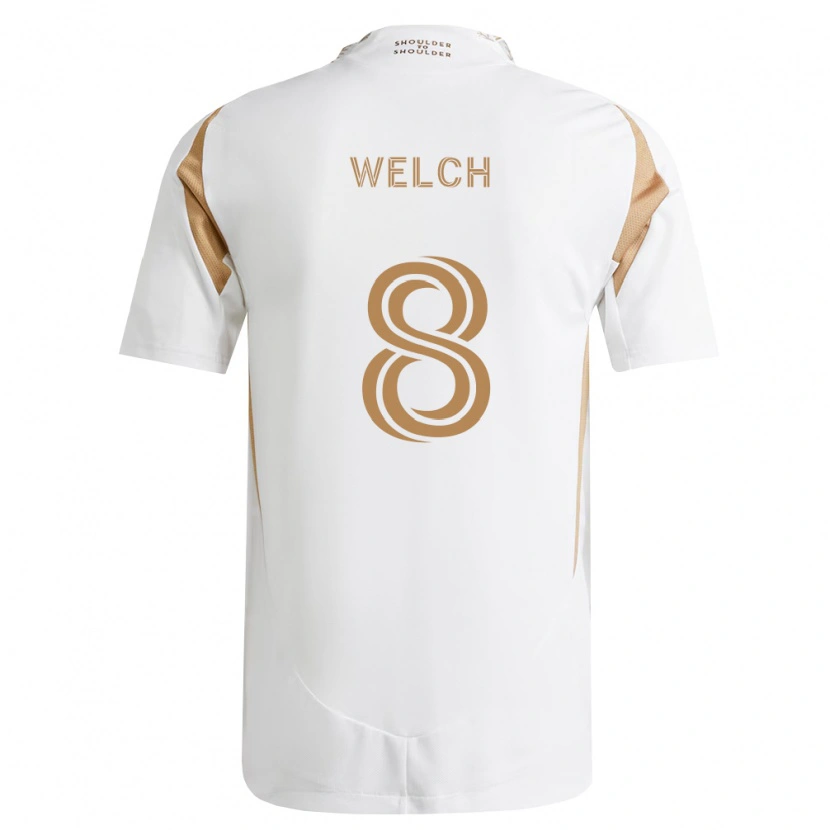 DanxenキッズLevi Welch#8白茶アウェイシャツ2026/27ジャージーユニフォーム