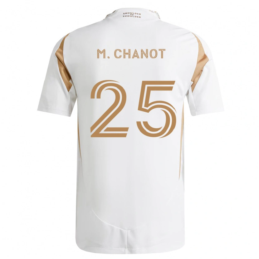 Danxenキッズマクシム・シャノ#25白茶アウェイシャツ2026/27ジャージーユニフォーム