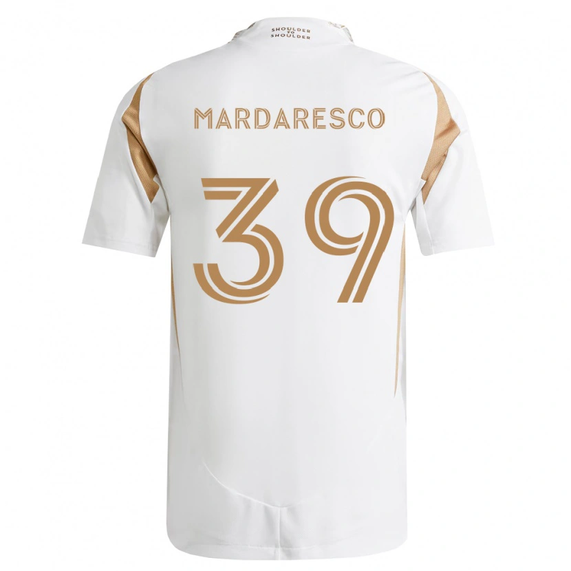 DanxenキッズNathan Mardaresco#39白茶アウェイシャツ2026/27ジャージーユニフォーム