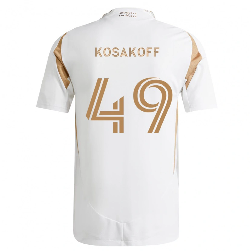 DanxenキッズCharlie Kosakoff#49白茶アウェイシャツ2026/27ジャージーユニフォーム