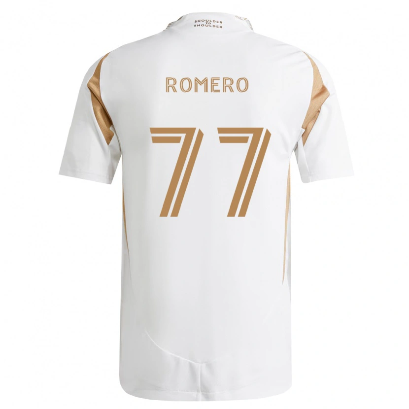 Danxenキッズアレクサンダー・ロメロ#77白茶アウェイシャツ2026/27ジャージーユニフォーム