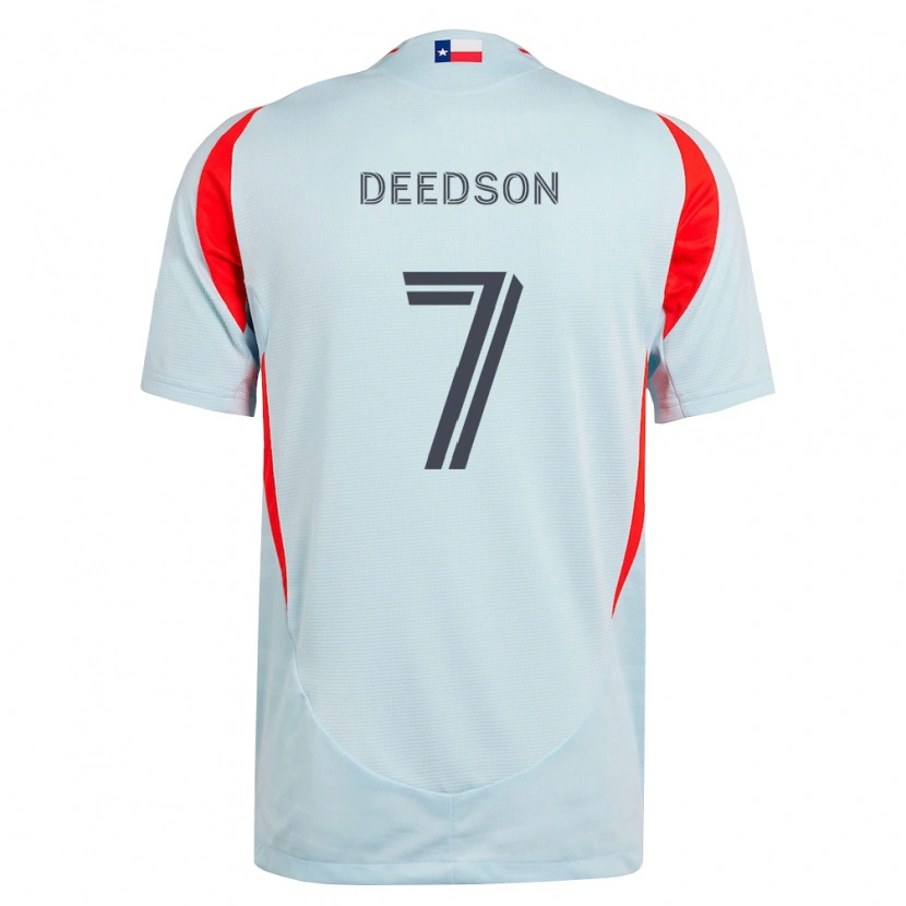 Danxenキッズルーシャス・ドン・ディードソン#7ダークグレー白赤アウェイシャツ2026/27ジャージーユニフォーム