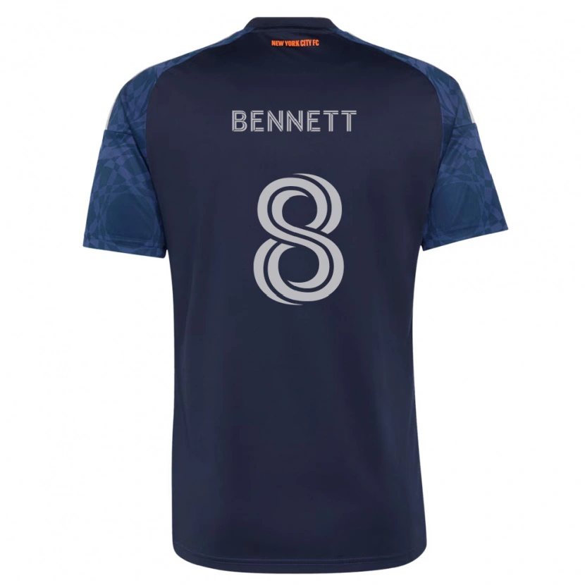 DanxenキッズJaheem Bennett#8濃青白アウェイシャツ2026/27ジャージーユニフォーム
