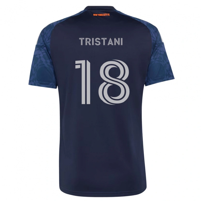 DanxenキッズCosimo Tristani#18濃青白アウェイシャツ2026/27ジャージーユニフォーム