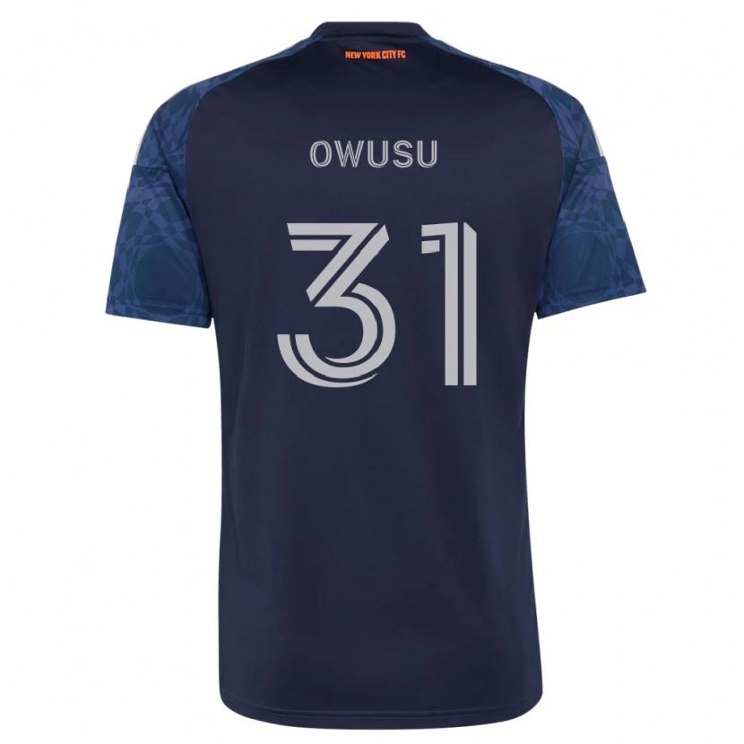 Danxenキッズサミュエル・オヴス#31濃青白アウェイシャツ2026/27ジャージーユニフォーム