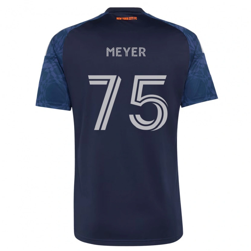 Danxenキッズウィル・マイヤー#75濃青白アウェイシャツ2026/27ジャージーユニフォーム