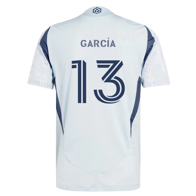 DanxenキッズDeijan García#13青灰色白アウェイシャツ2026/27ジャージーユニフォーム