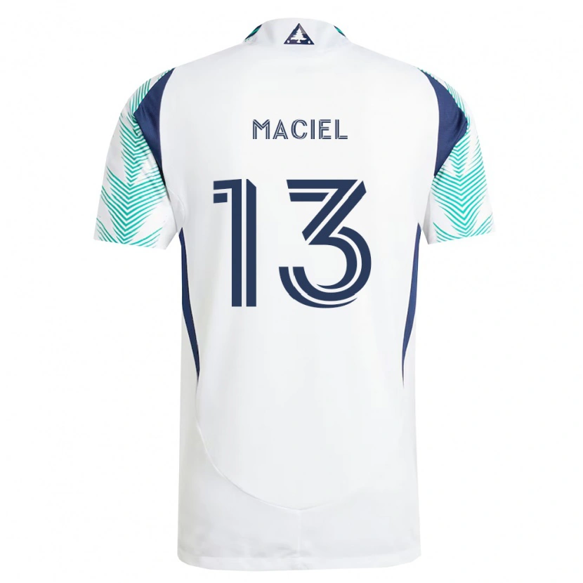DanxenキッズMaciel#13白紺薄緑アウェイシャツ2026/27ジャージーユニフォーム