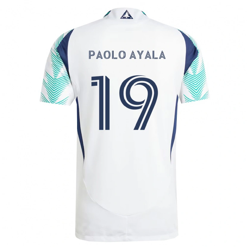 DanxenキッズPaolo Ayala#19白紺薄緑アウェイシャツ2026/27ジャージーユニフォーム