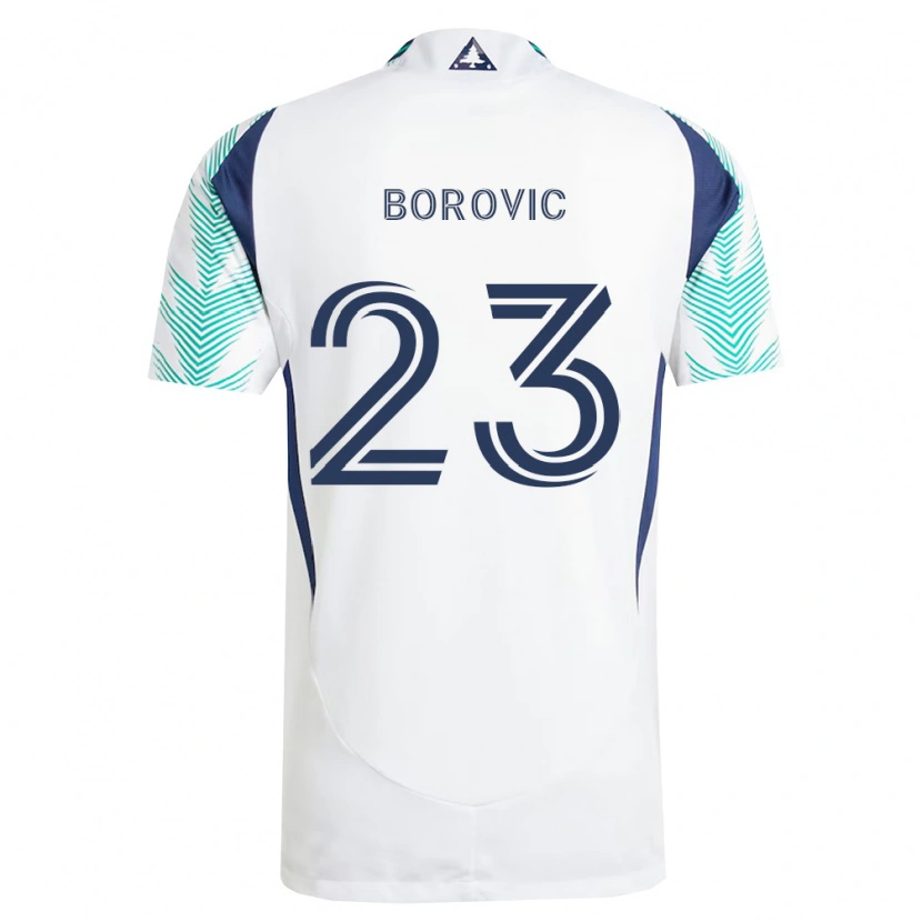 DanxenキッズLuka Borovic#23白紺薄緑アウェイシャツ2026/27ジャージーユニフォーム