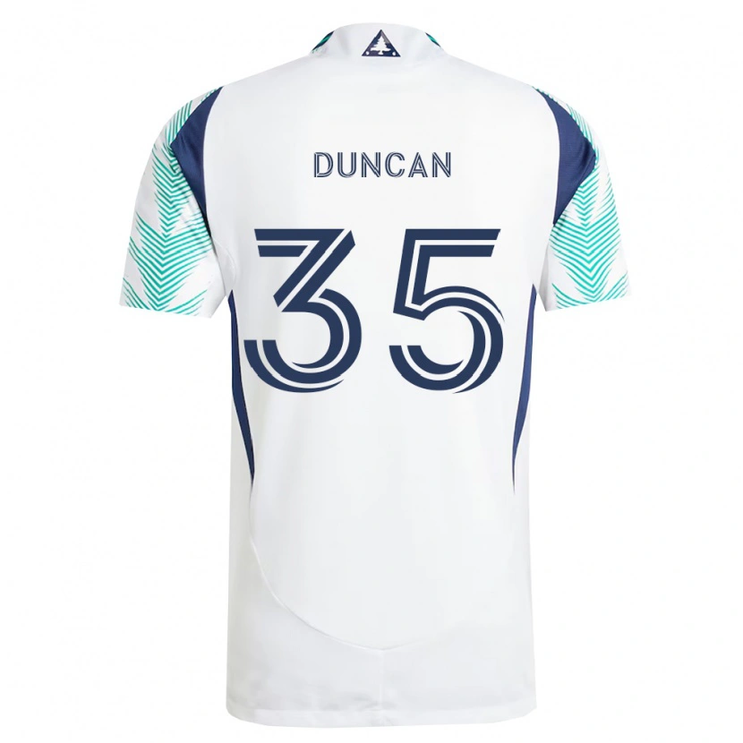 DanxenキッズNakye Greenidge-Duncan#35白紺薄緑アウェイシャツ2026/27ジャージーユニフォーム