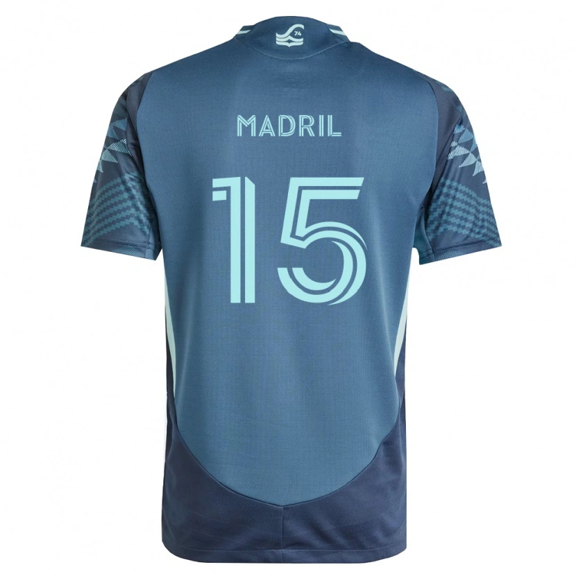 Danxenキッズエミリー・マドリル#15紺緑アウェイシャツ2026/27ジャージーユニフォーム
