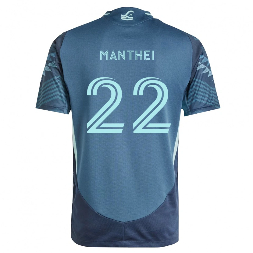Danxenキッズリア・マンセイ#22紺緑アウェイシャツ2026/27ジャージーユニフォーム
