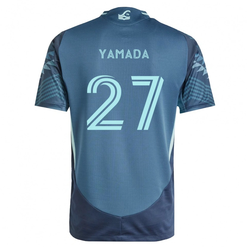 DanxenキッズHikari Yamada#27紺緑アウェイシャツ2026/27ジャージーユニフォーム