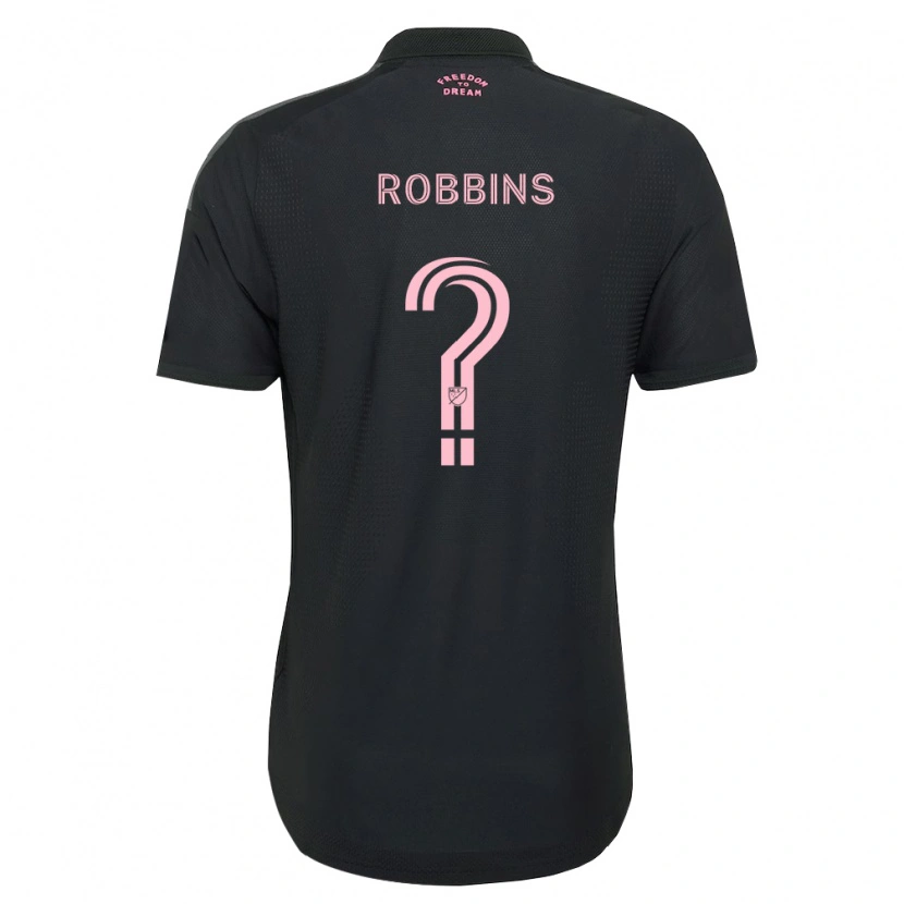 DanxenキッズLukas Robbins#0ピンク黒白アウェイシャツ2026/27ジャージーユニフォーム