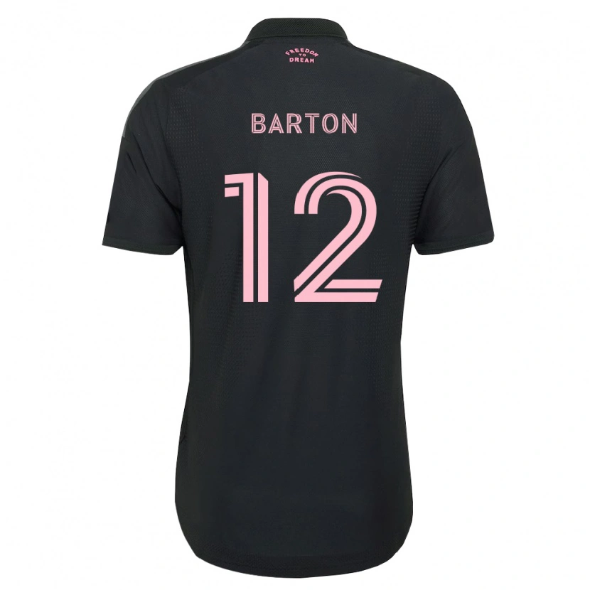 Danxenキッズタイ・バートン#12ピンク黒白アウェイシャツ2026/27ジャージーユニフォーム