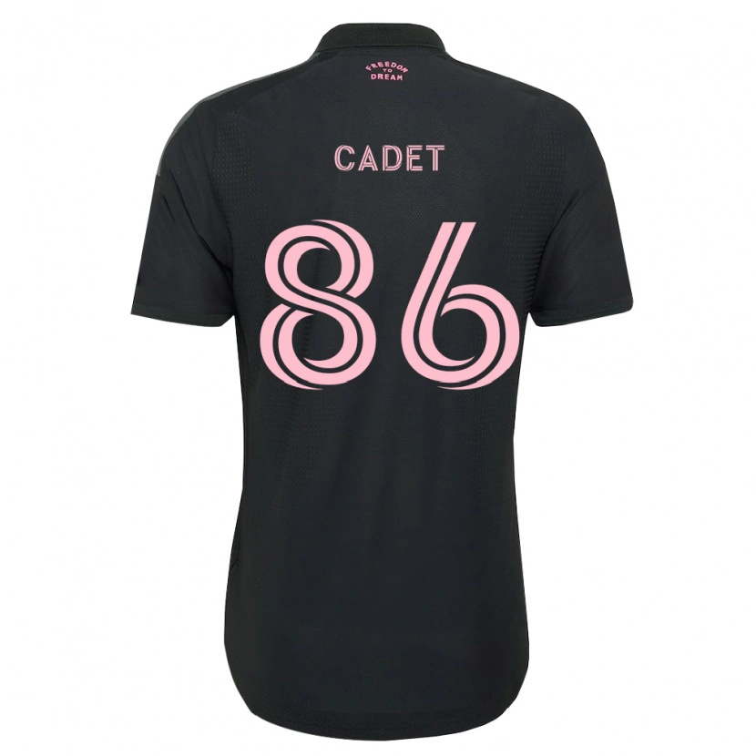 DanxenキッズZidane Cadet#86ピンク黒白アウェイシャツ2026/27ジャージーユニフォーム