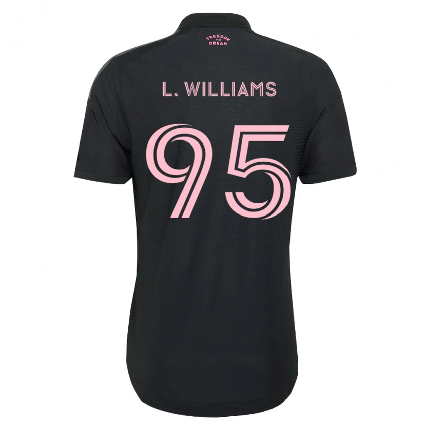 DanxenキッズLevi Williams#95ピンク黒白アウェイシャツ2026/27ジャージーユニフォーム