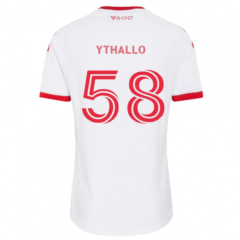 DanxenキッズYthallo#58白赤黒アウェイシャツ2026/27ジャージーユニフォーム