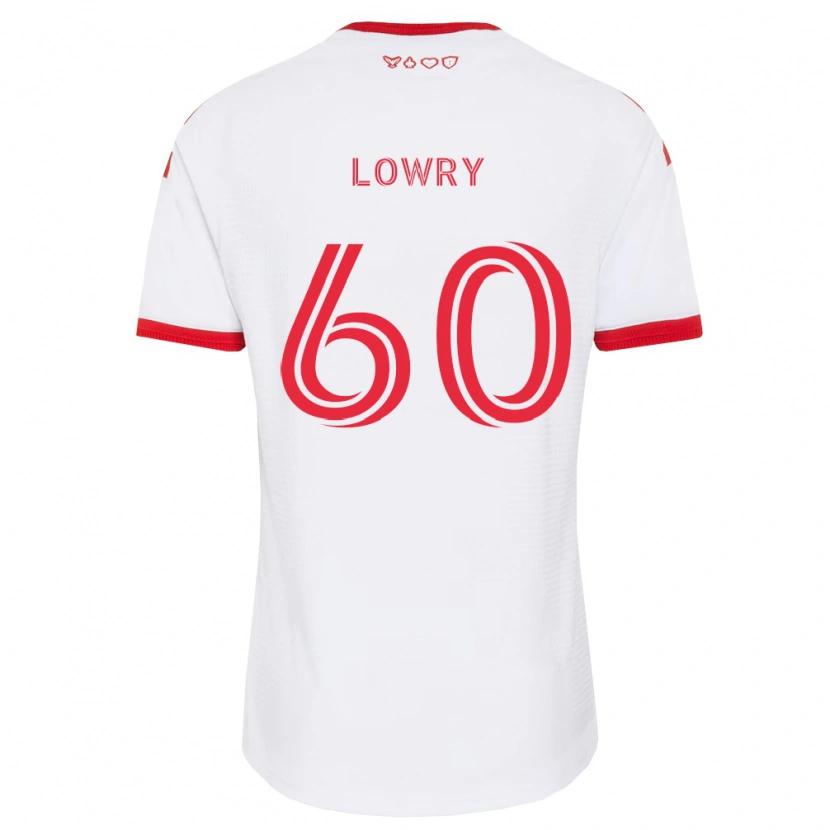 DanxenキッズBenjamin Lowry#60白赤黒アウェイシャツ2026/27ジャージーユニフォーム