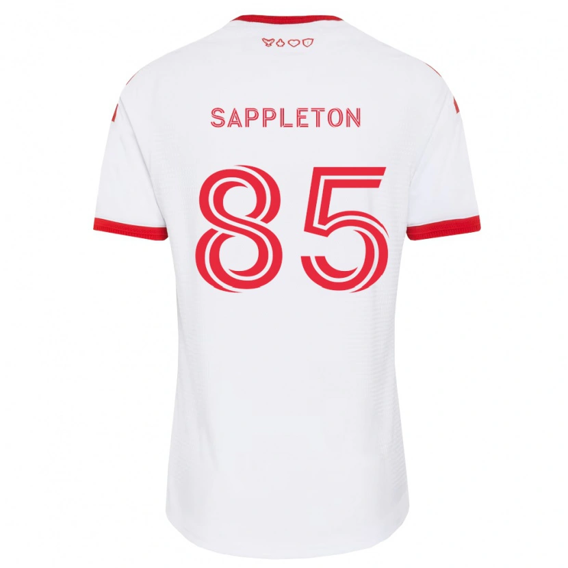 DanxenキッズSpencer Sappleton#85白赤黒アウェイシャツ2026/27ジャージーユニフォーム