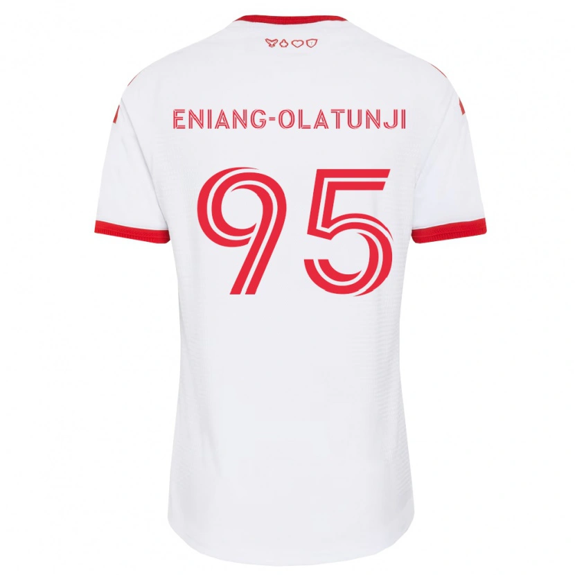 DanxenキッズDaniel Eniang-Olatunji#95白赤黒アウェイシャツ2026/27ジャージーユニフォーム