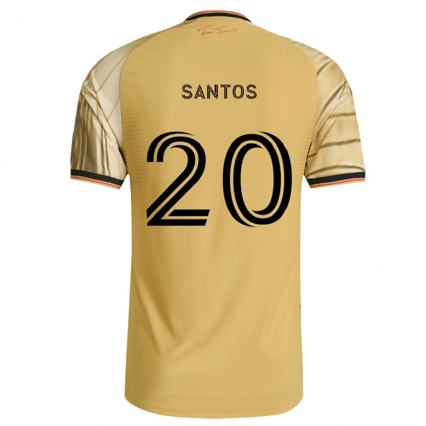 Danxenキッズラファエル・サントス#20茶黄黒アウェイシャツ2026/27ジャージーユニフォーム