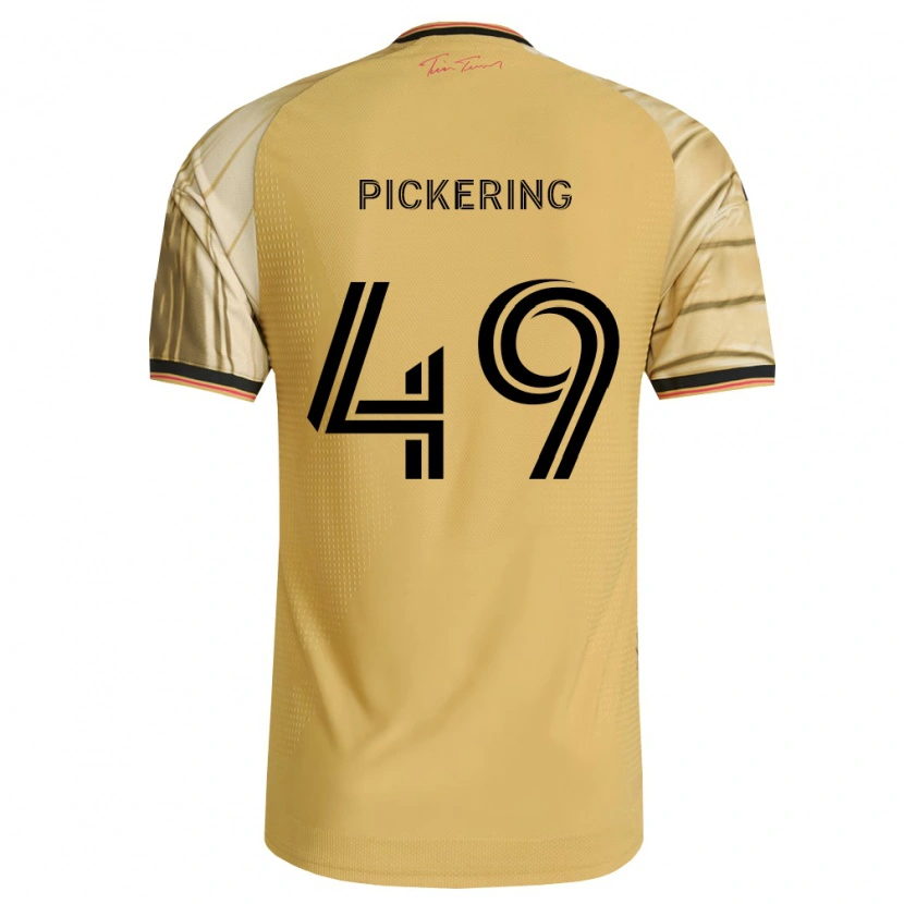 DanxenキッズNighte Pickering#49茶黄黒アウェイシャツ2026/27ジャージーユニフォーム