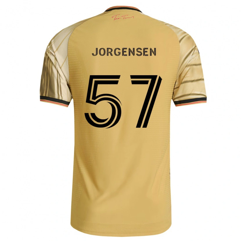 DanxenキッズOwen Jorgensen#57茶黄黒アウェイシャツ2026/27ジャージーユニフォーム